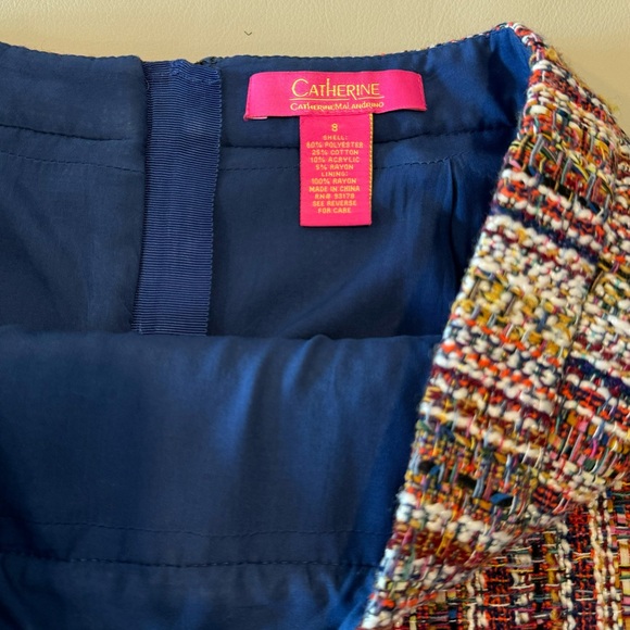 Catherine Melandrino Multicolor Tweed Skirt - Picture 4 of 11